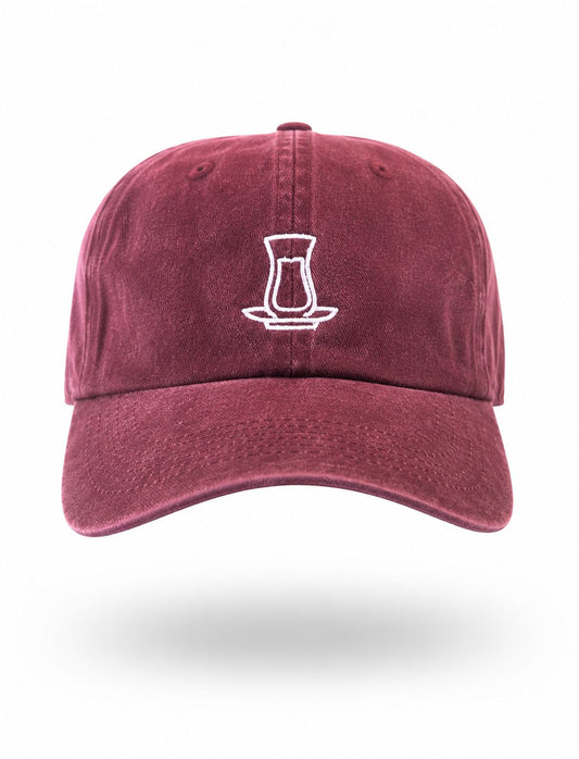 Tea cap(burgundy)